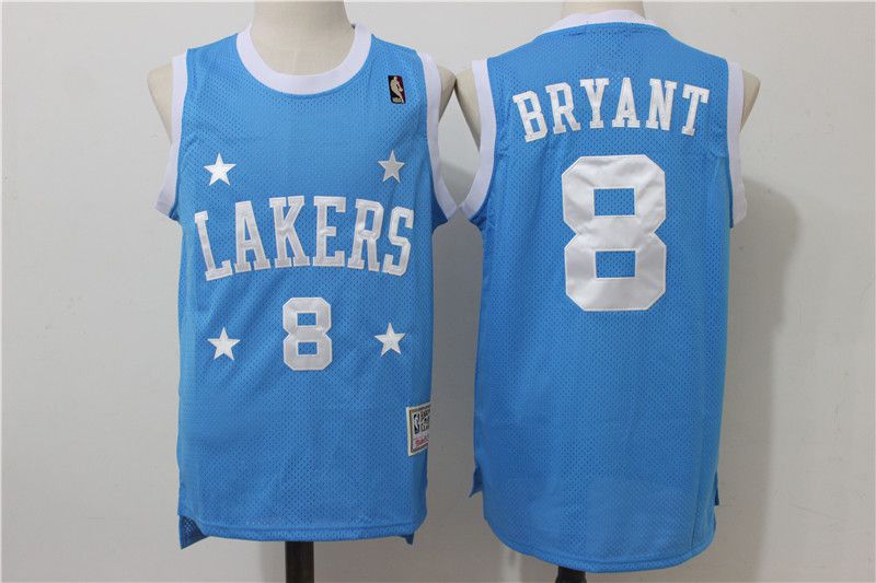 Men Los Angeles Lakers #8 Bryant Light Blue All star NBA Jerseys